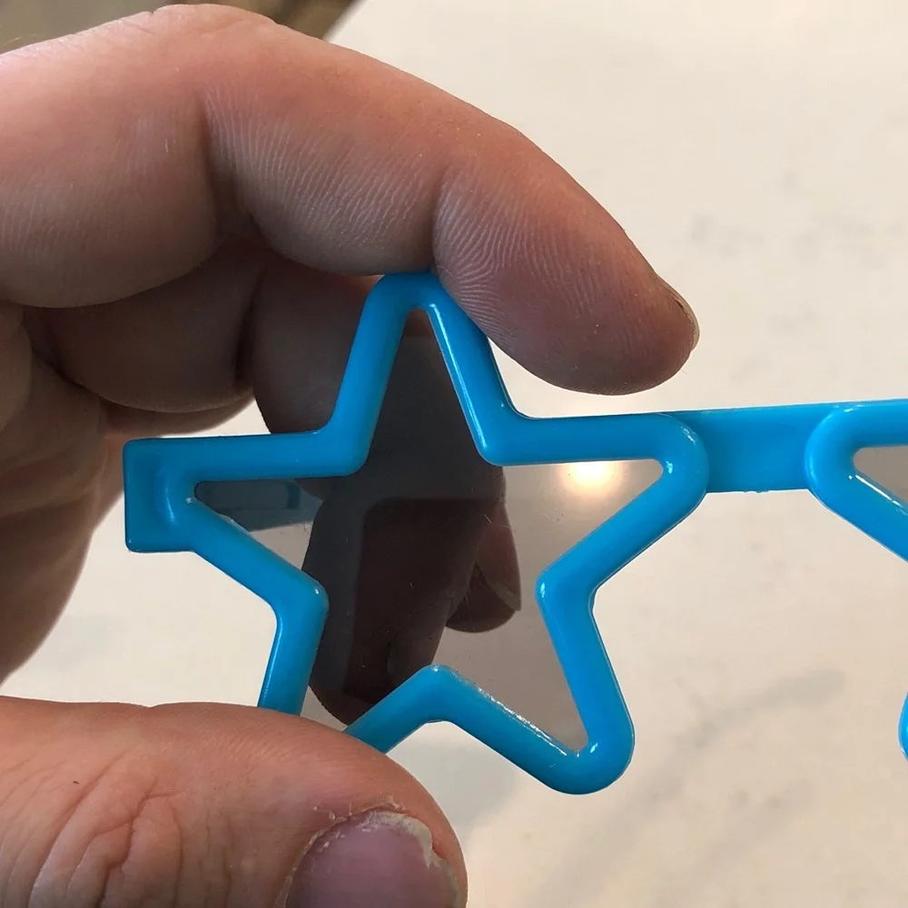 Star-Shaped Blue Sunglasses